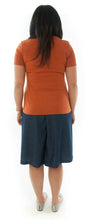 Load image into Gallery viewer, Walking Culotte for Ladies Sizes by Dressing For His Glory The Walking Culotte is a straight cut culotte.  It has an elastic waistband and slit pockets. The culotte is extremely durable as well as comfortable. Perfect for hiking, bike riding, soccer games or just about any activity you have in mind!