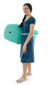 Swim Dress for Junior Sizes by Dressing for His Glory  Our Swim Dress for Junior sizes is a great way to dress for the beach or pool. You can easily swim in it and it is great looking as well as comfortable! It is made in chlorine resistant, fast drying swimwear fabric that has UPF 50+ rating. You just step into it at the scoop neck and you are ready to swim! The bodice is lined and has cap sleeves with bike shorts underneath the skirt and are attached. You will love it!
